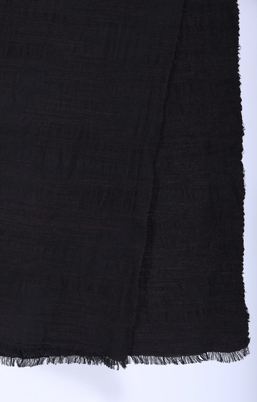 Women's Woven Scarf Dark Brown