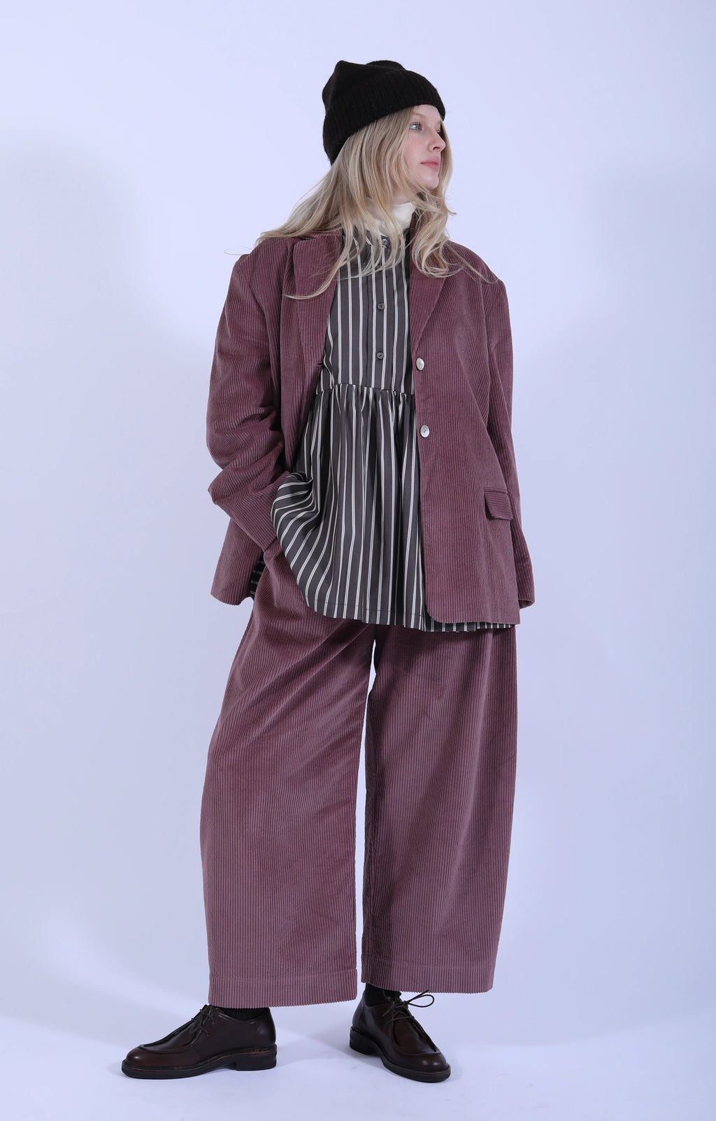 Andie Blazer Cord Thistle