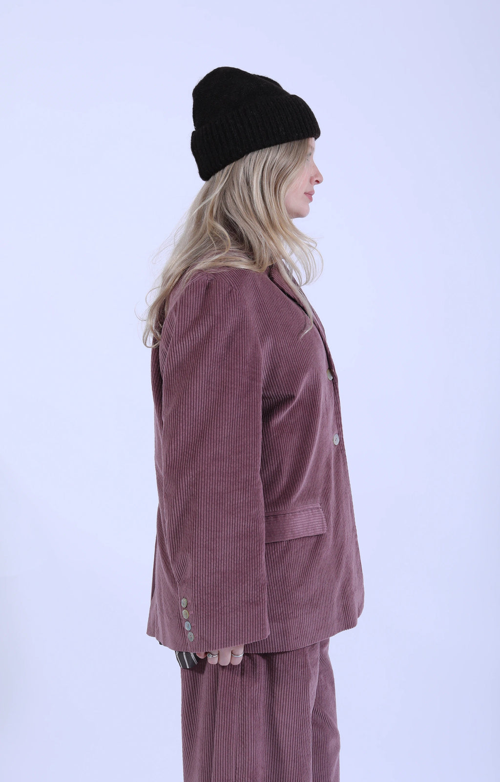 Andie Blazer Cord Thistle