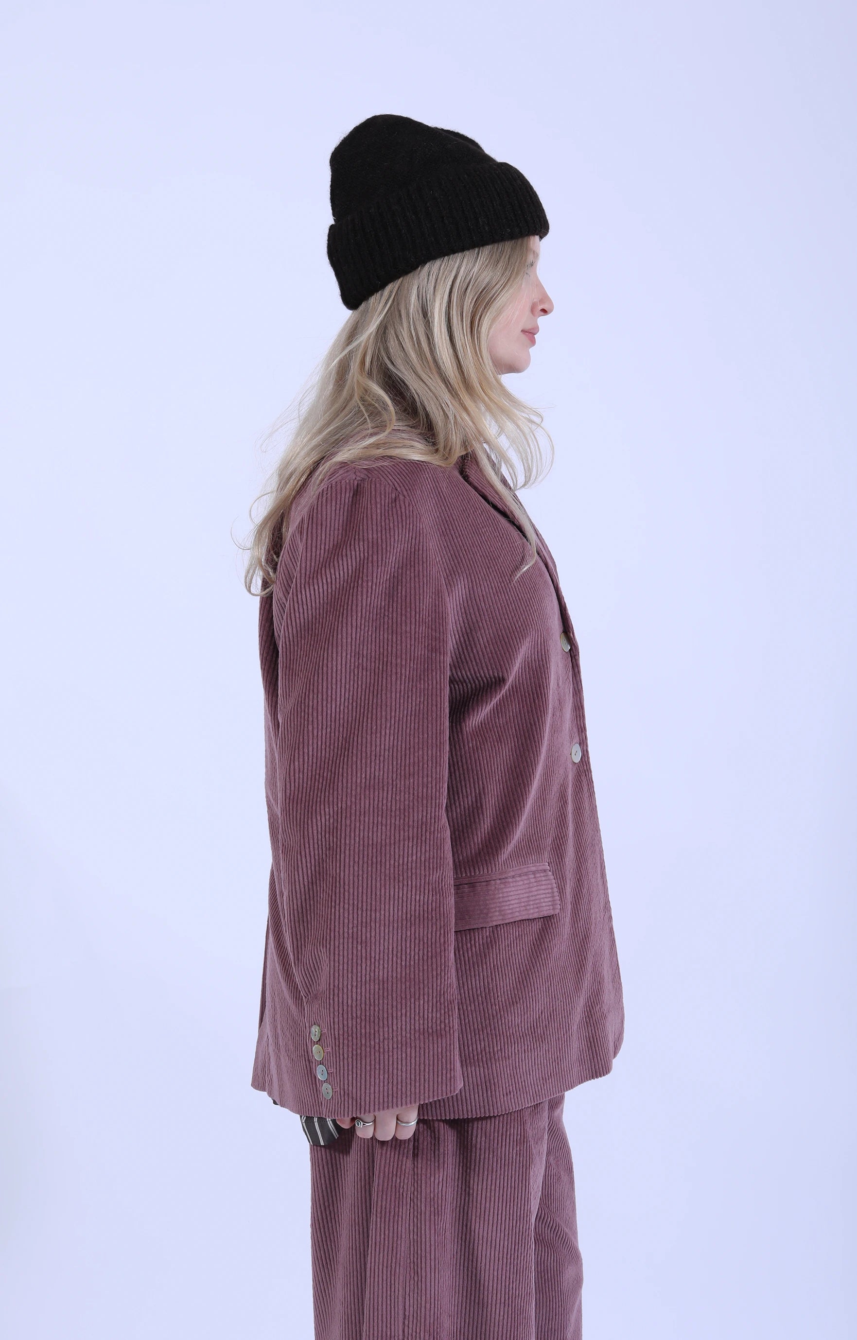 Andie Blazer Cord Thistle