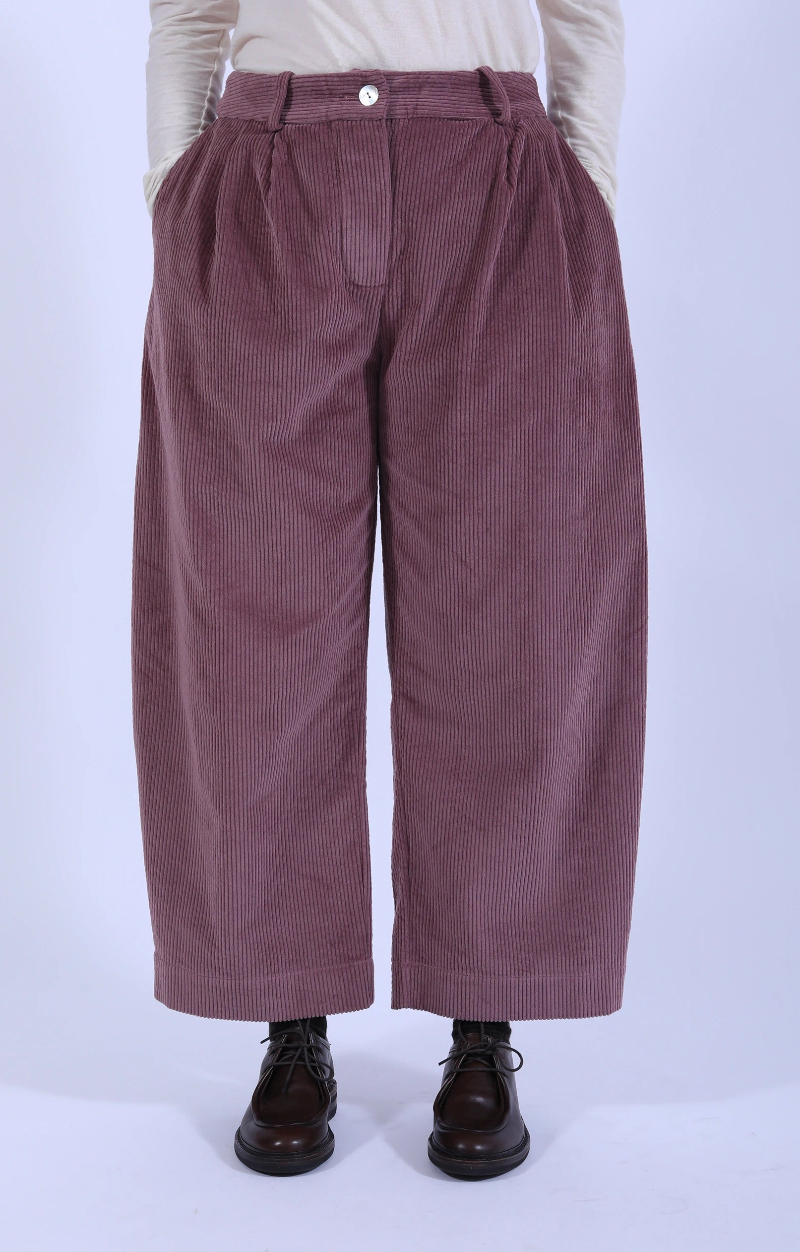 Robyn Trousers Cord Thistle