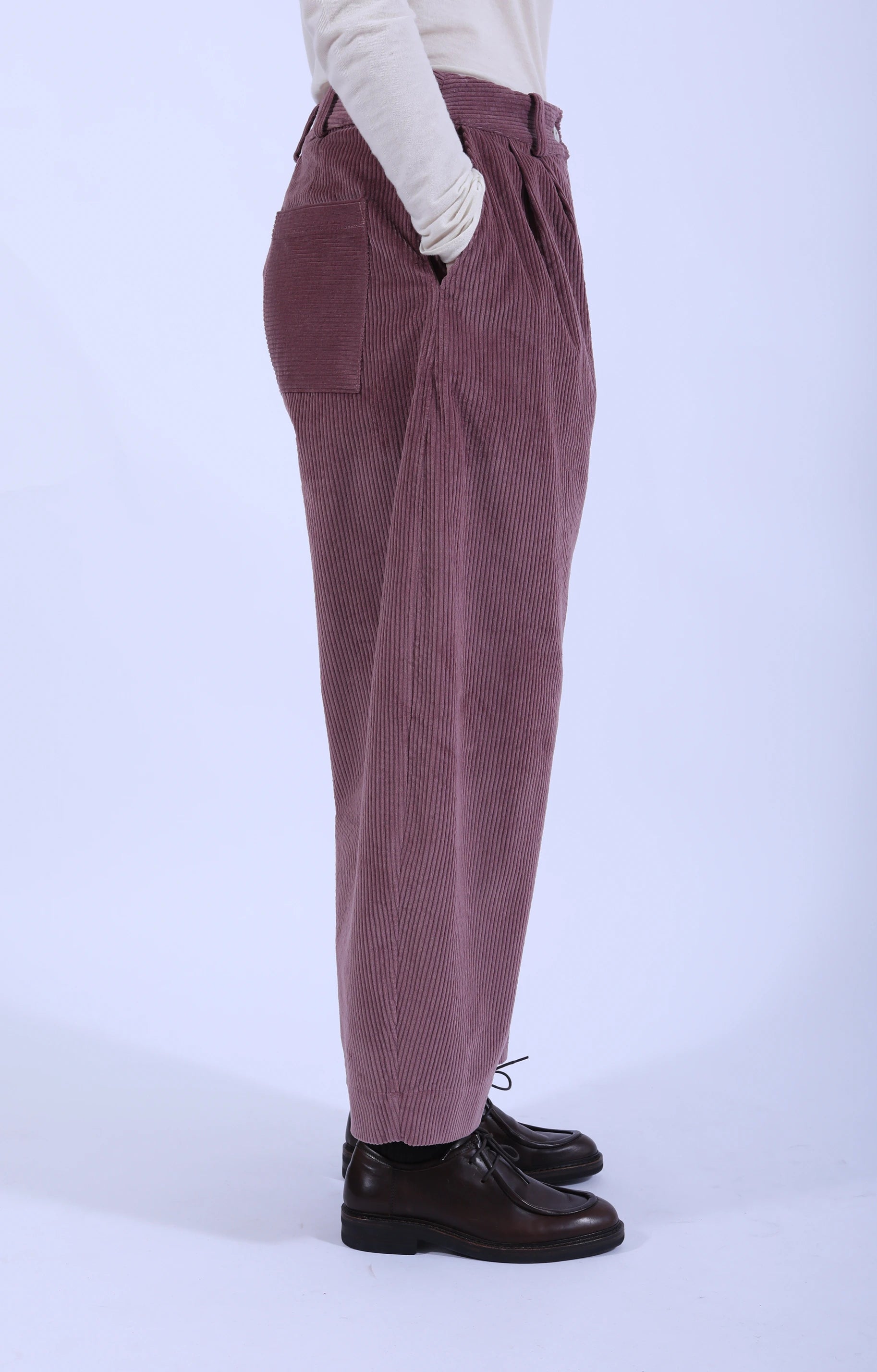 Robyn Trousers Cord Thistle