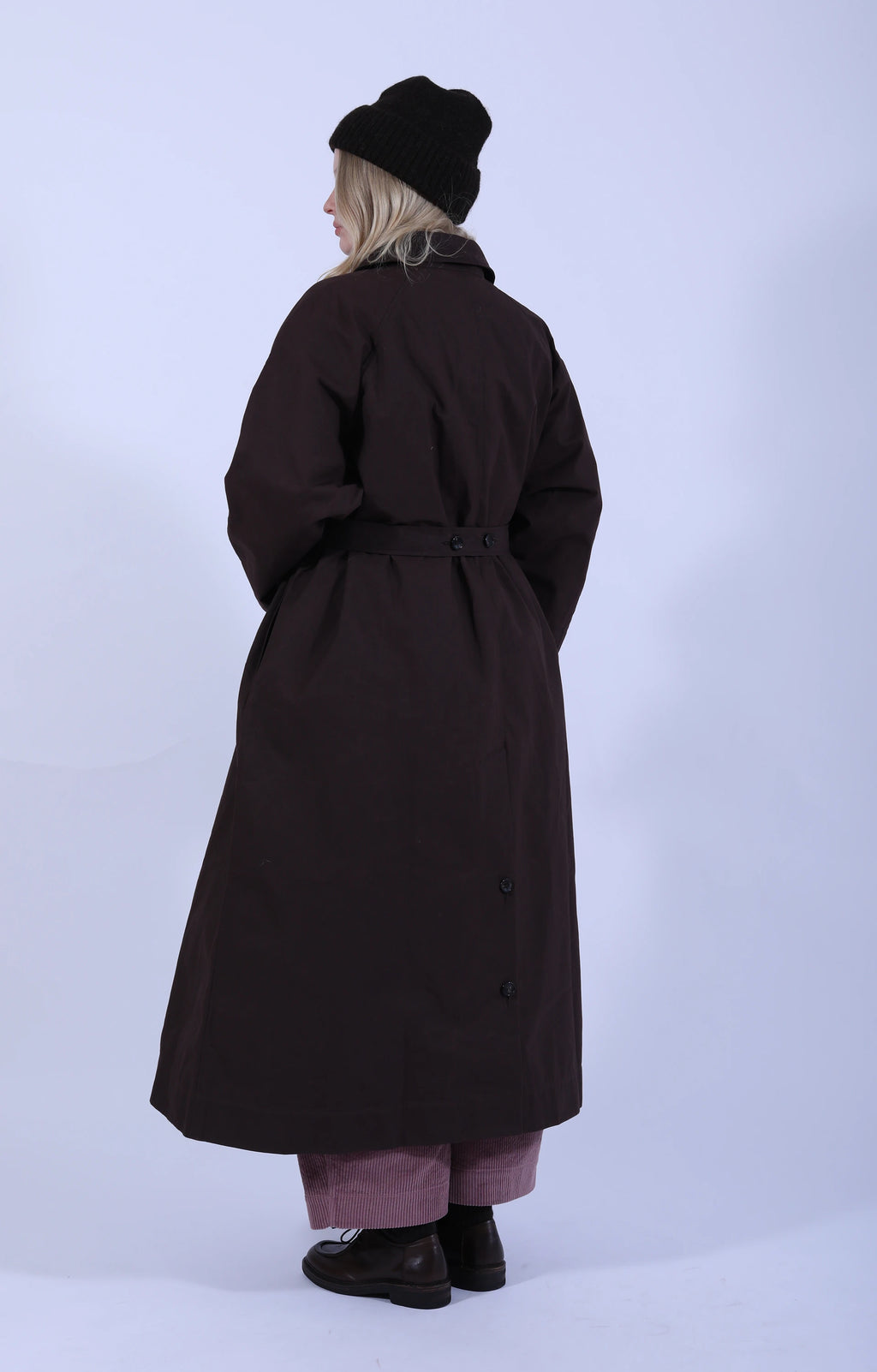 Oilskin Wickham Mac Dark Mulberry