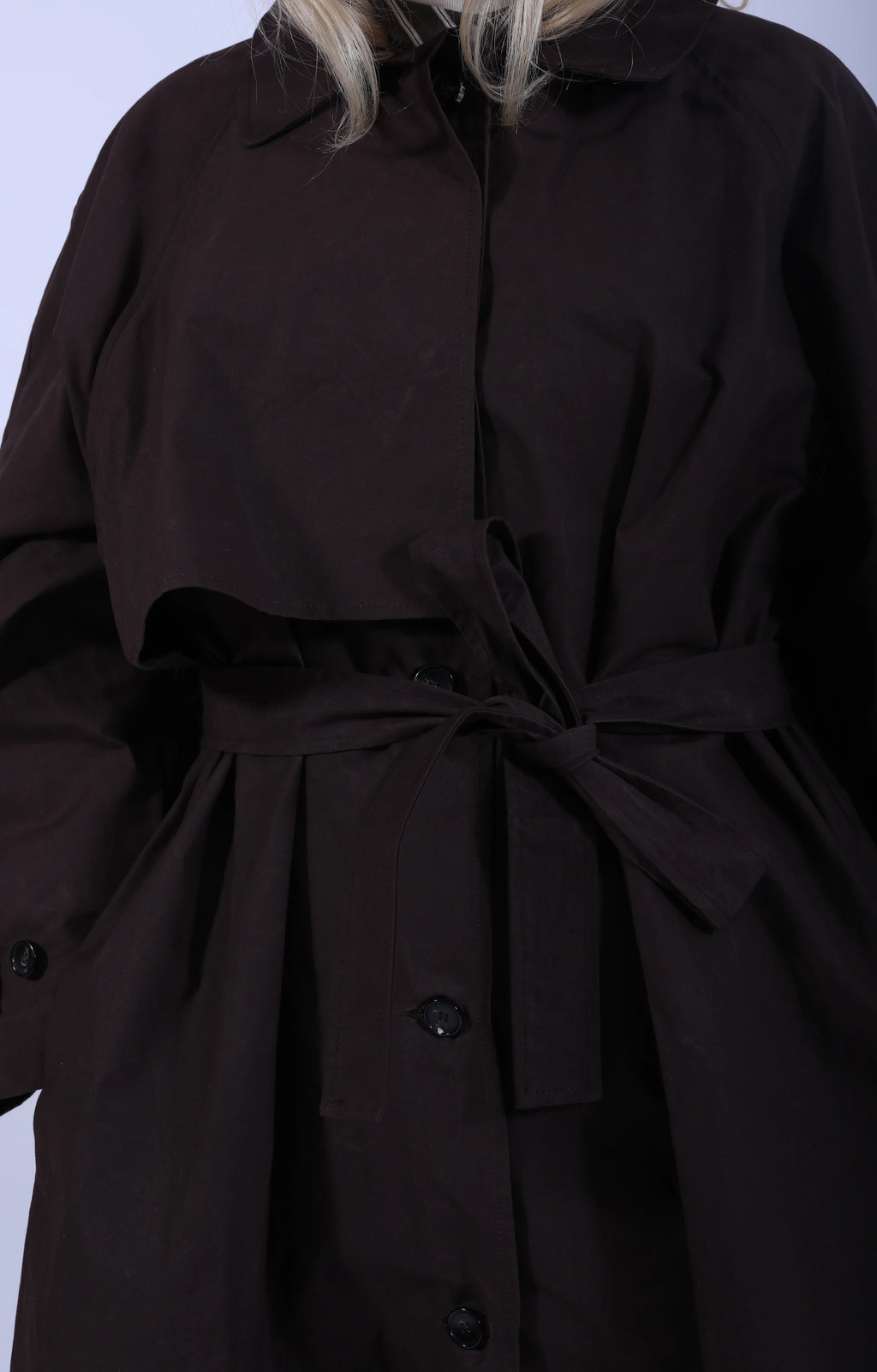 Oilskin Wickham Mac Dark Mulberry