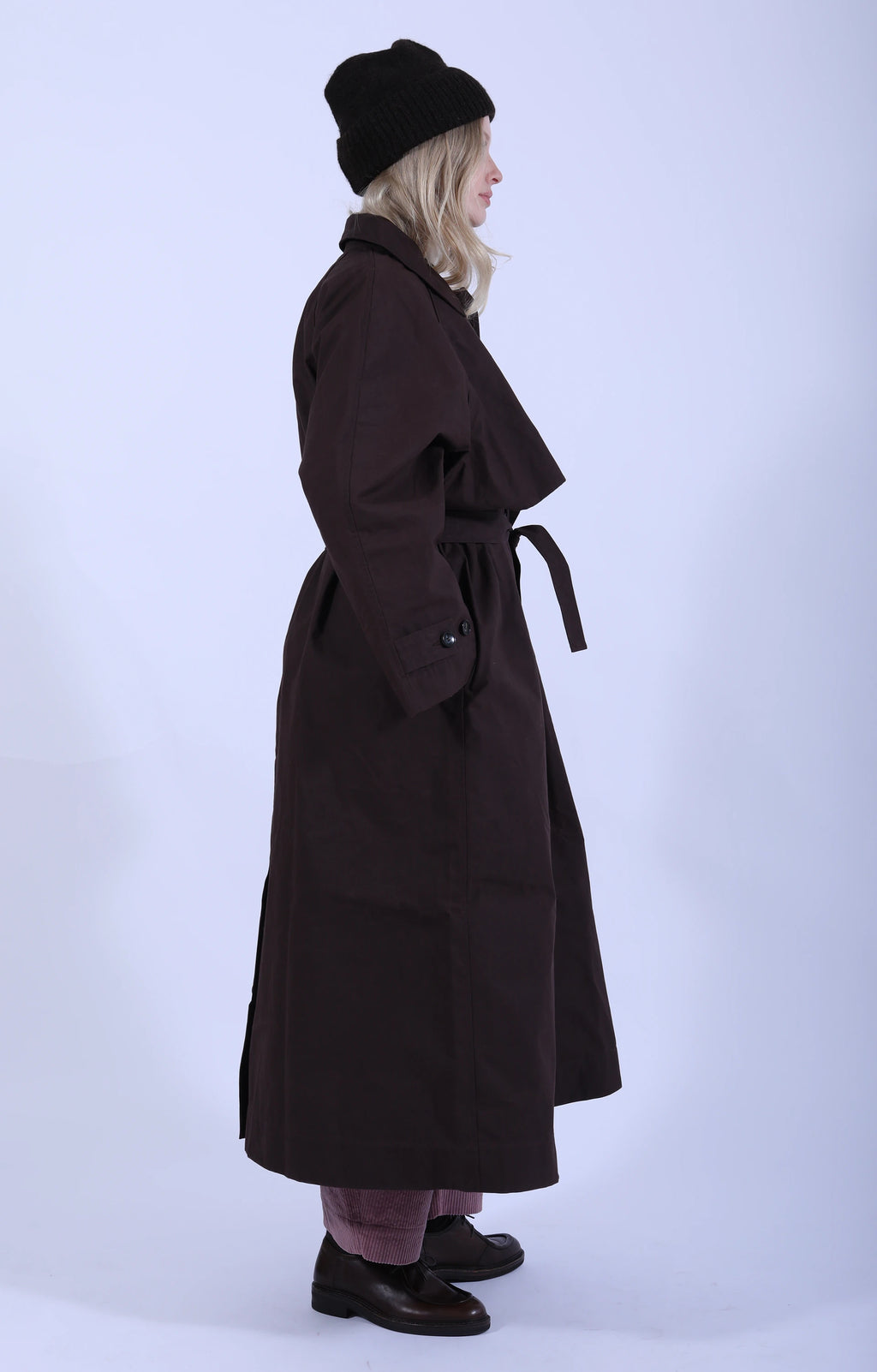 Oilskin Wickham Mac Dark Mulberry