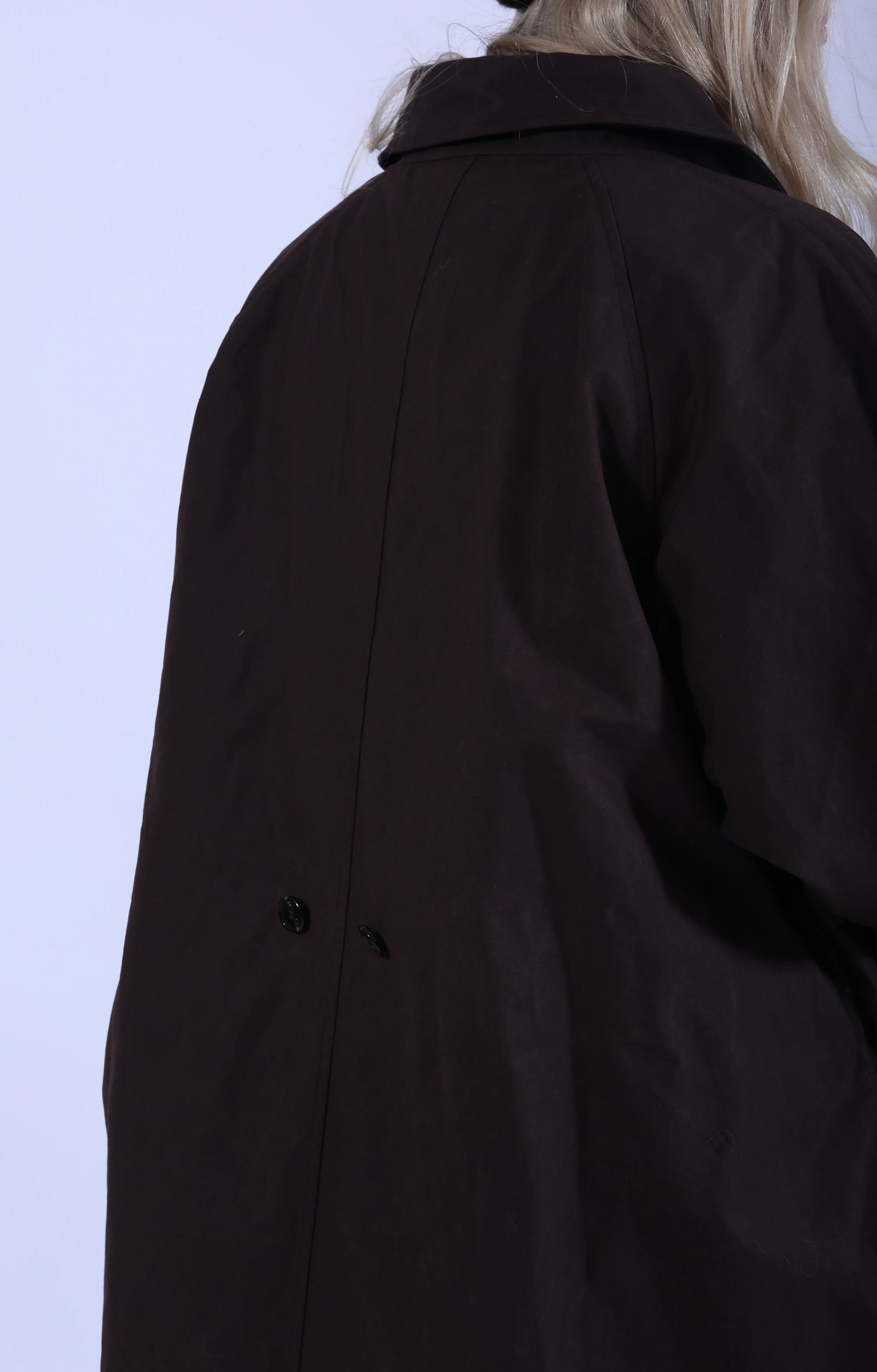 Oilskin Wickham Mac Dark Mulberry