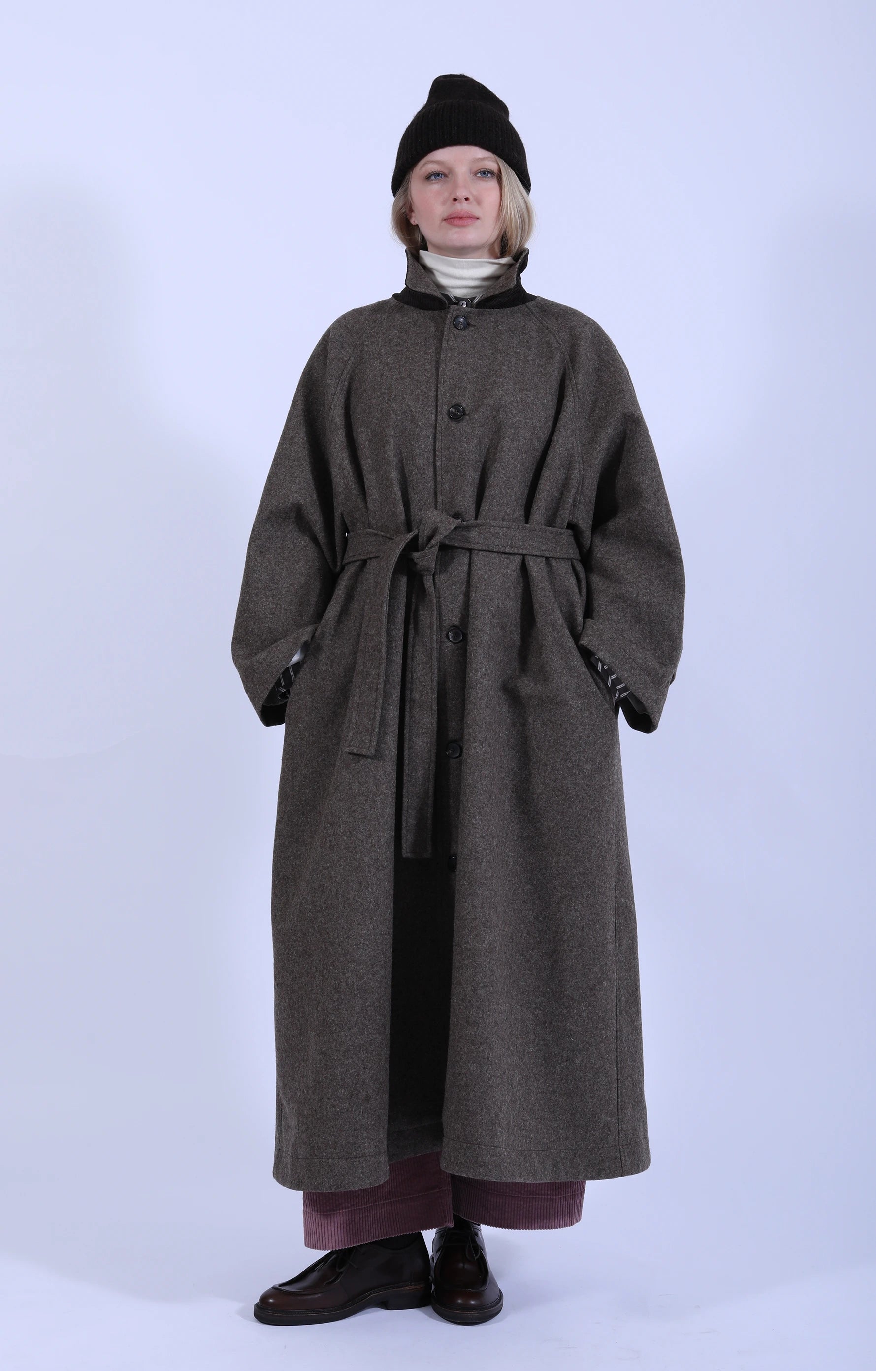 Wool Wickham Coat Hickory