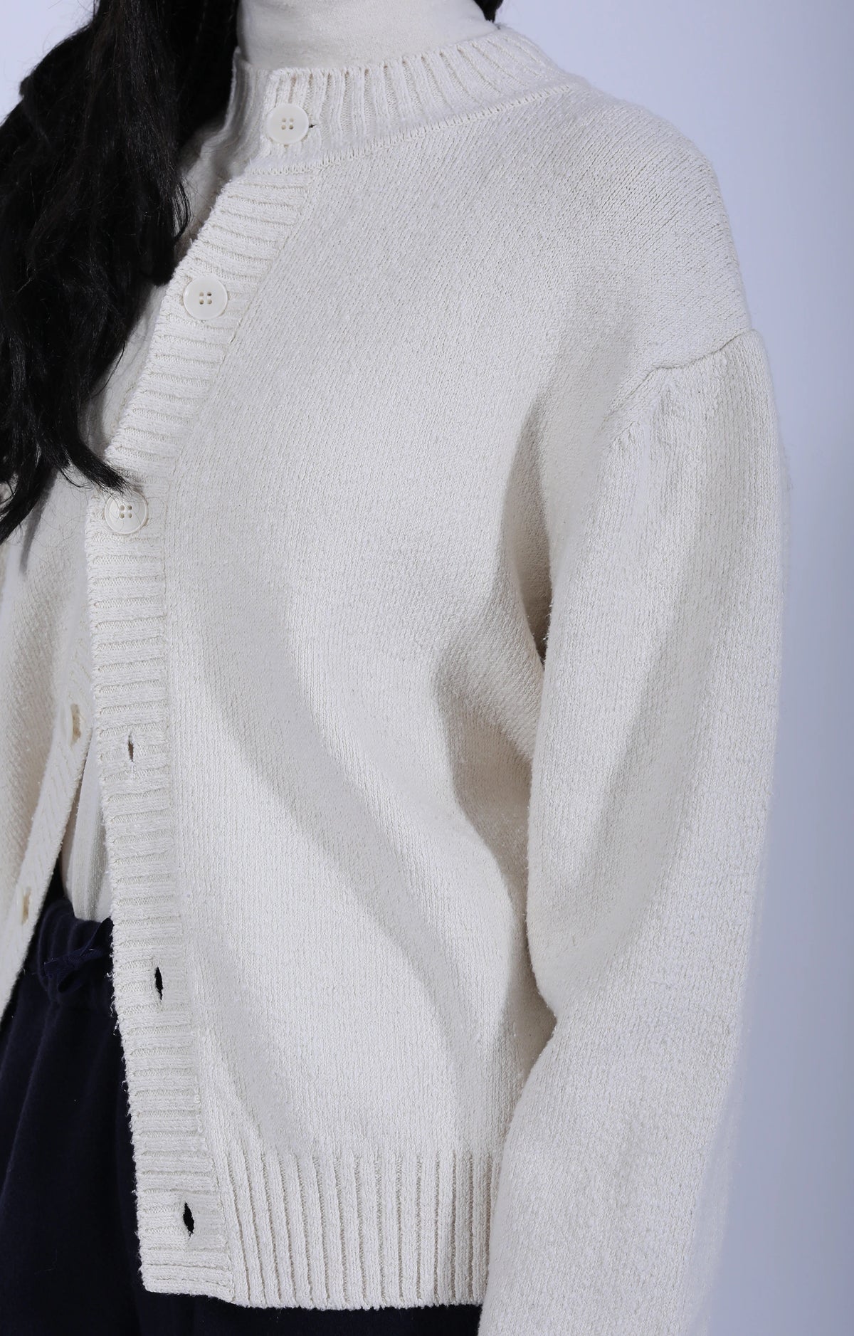 Women's Knitted Sweater Natural White