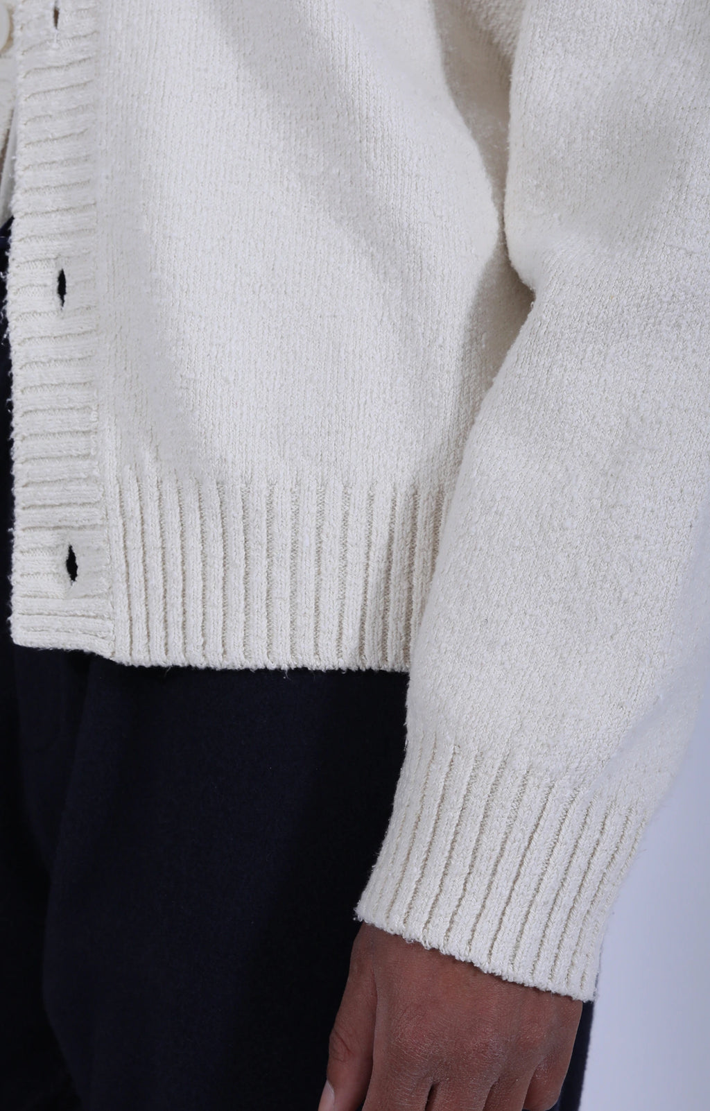 Women's Knitted Sweater Natural White