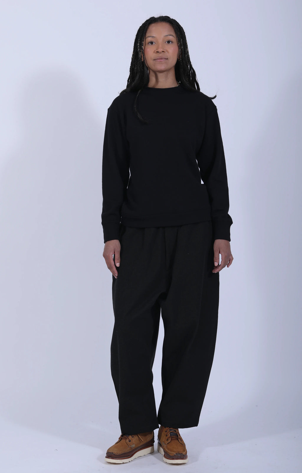 Women's Woven Pants Black Green