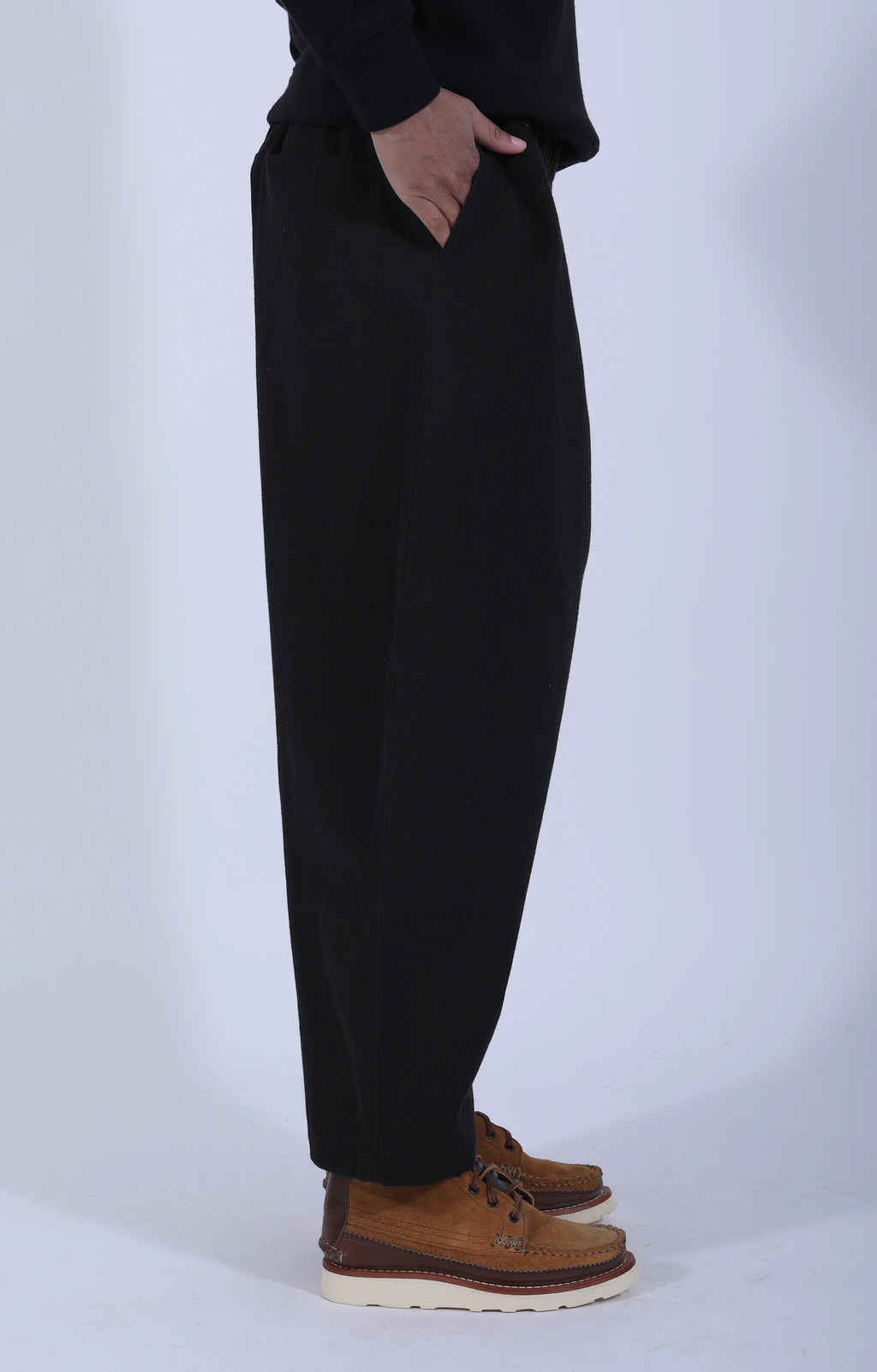 Women's Woven Pants Black Green