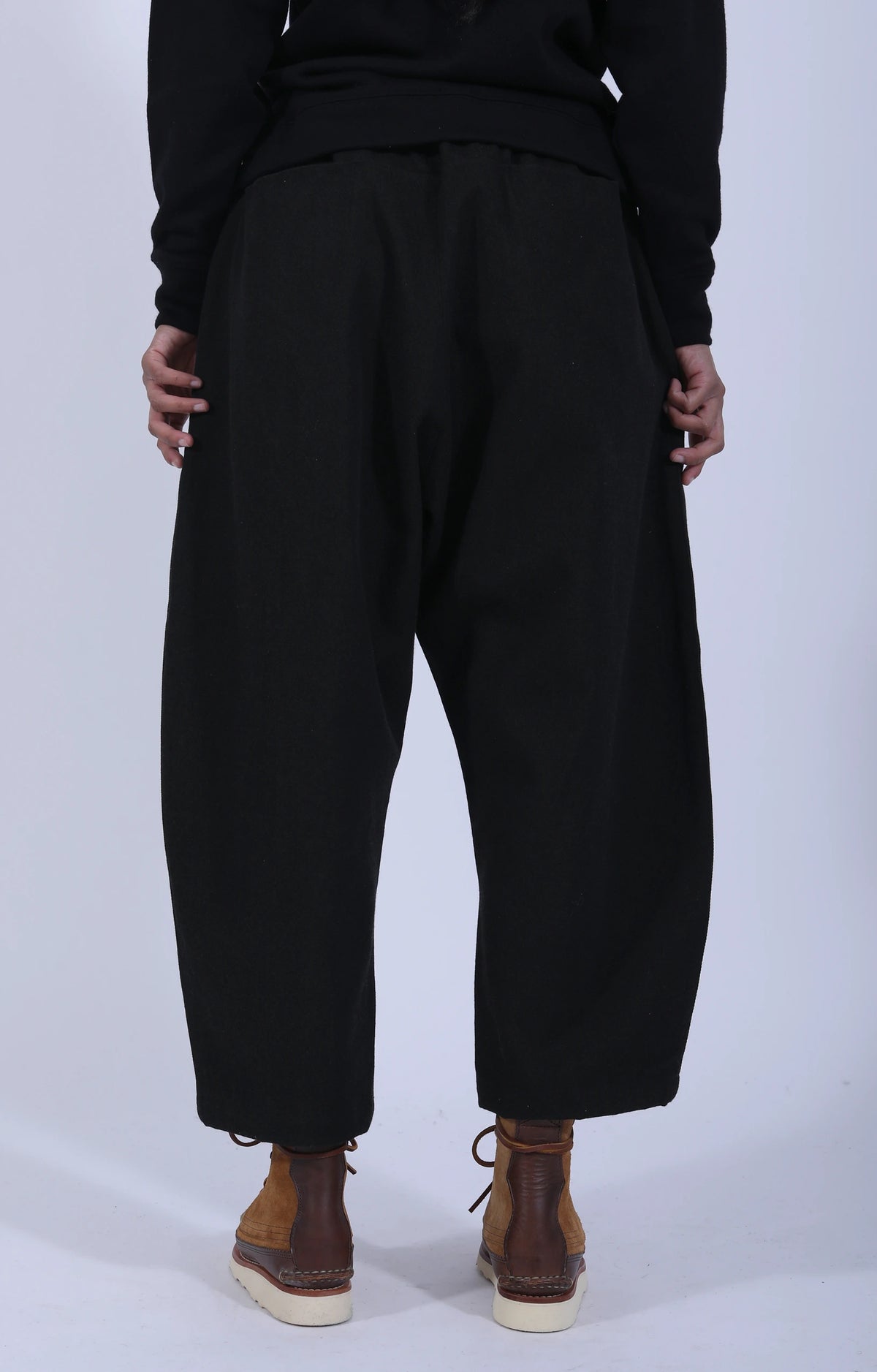 Women's Woven Pants Black Green