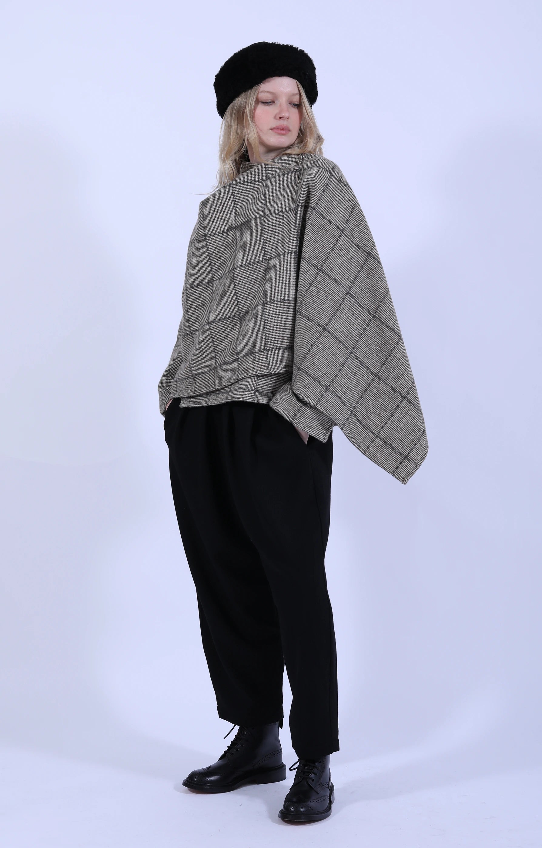 Auriga Jacket Fawn Check