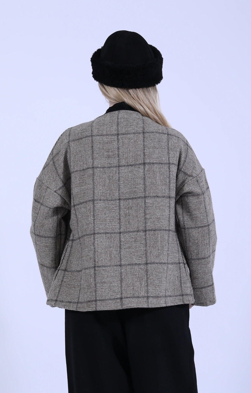 Auriga Jacket Fawn Check