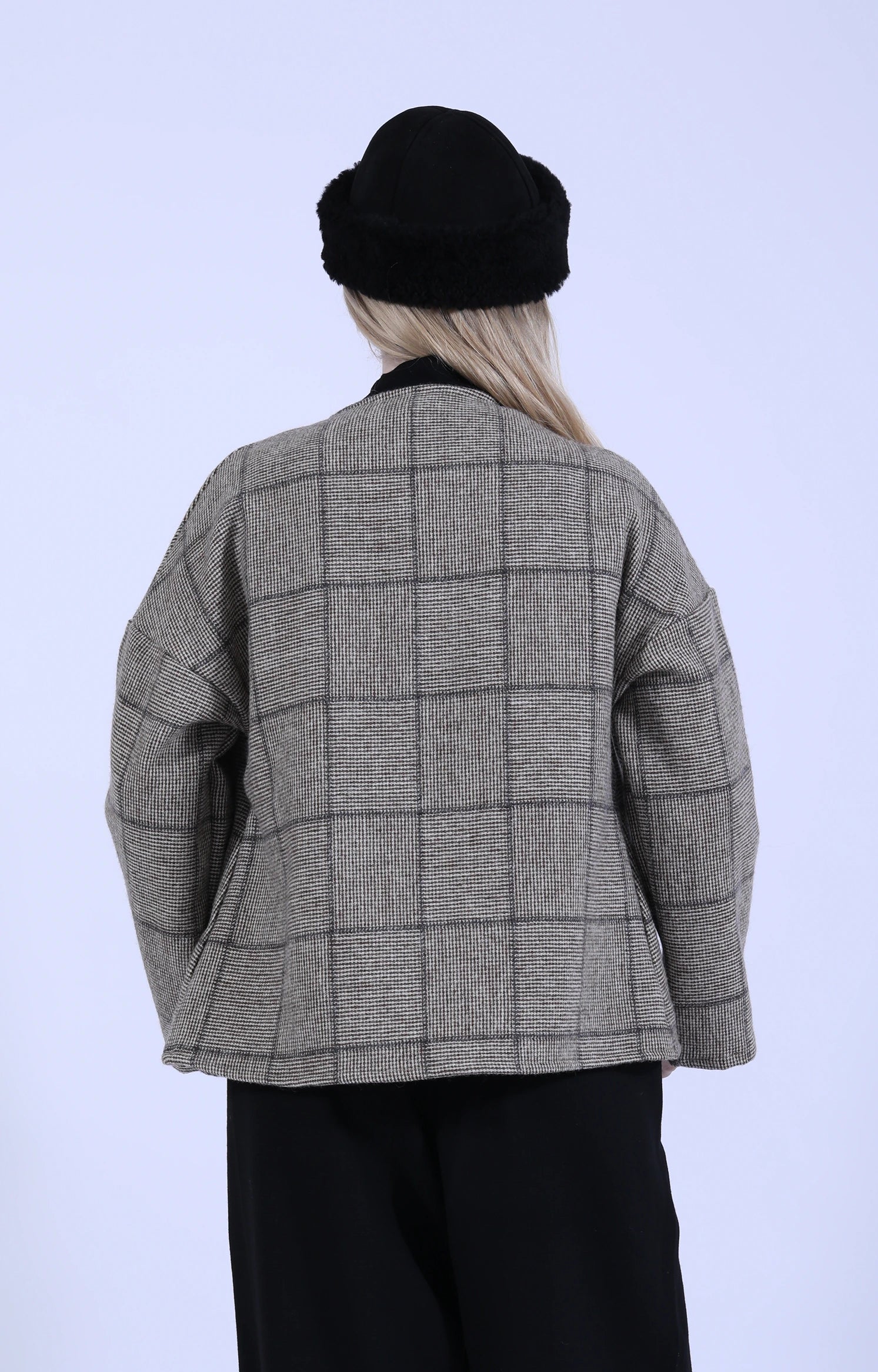 Auriga Jacket Fawn Check