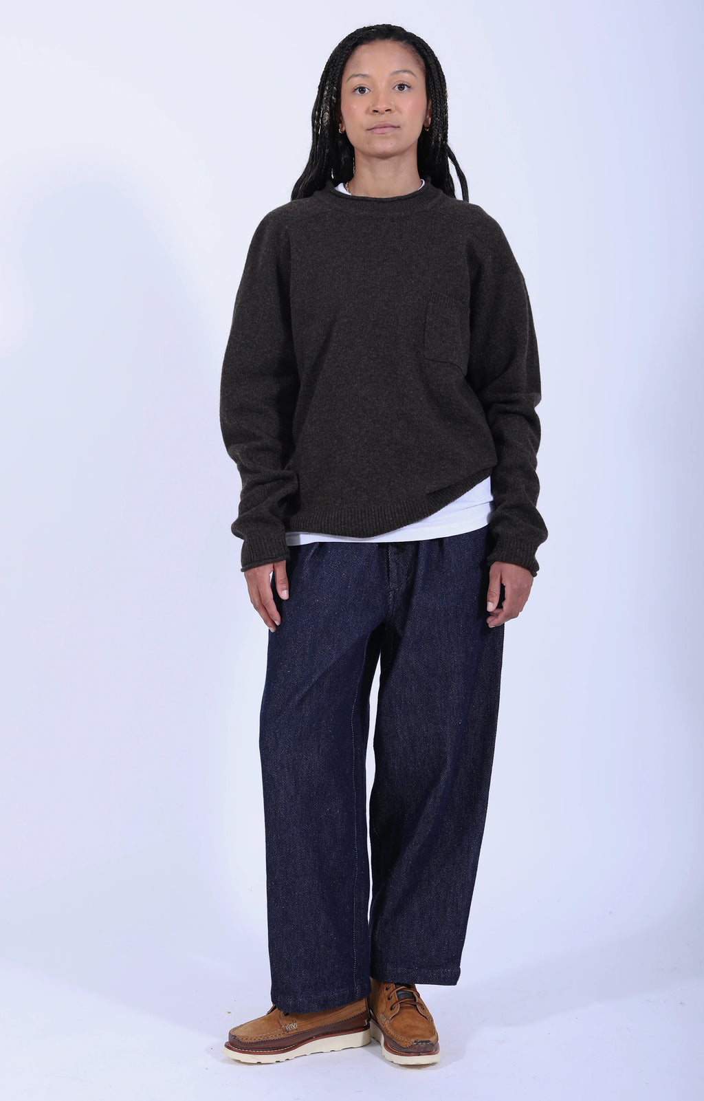 Fie Pocket Sweater Cocoa