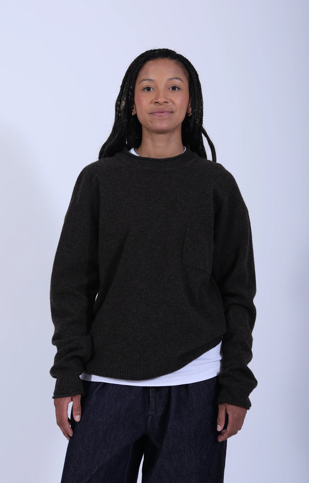 Fie Pocket Sweater Cocoa