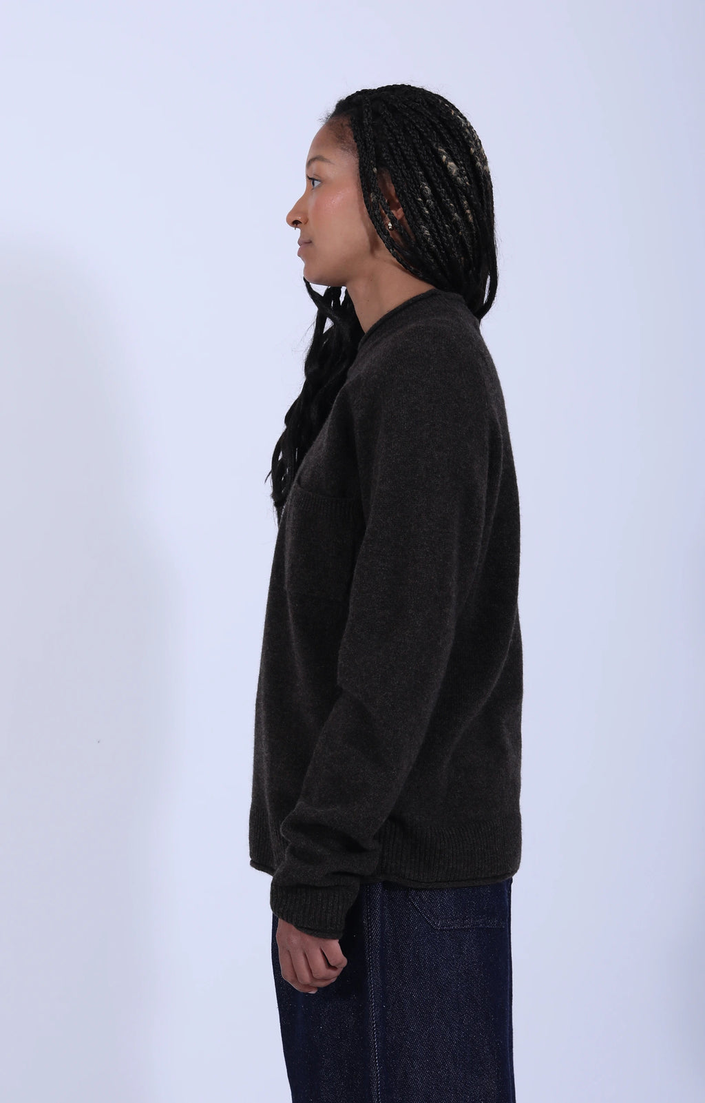 Fie Pocket Sweater Cocoa