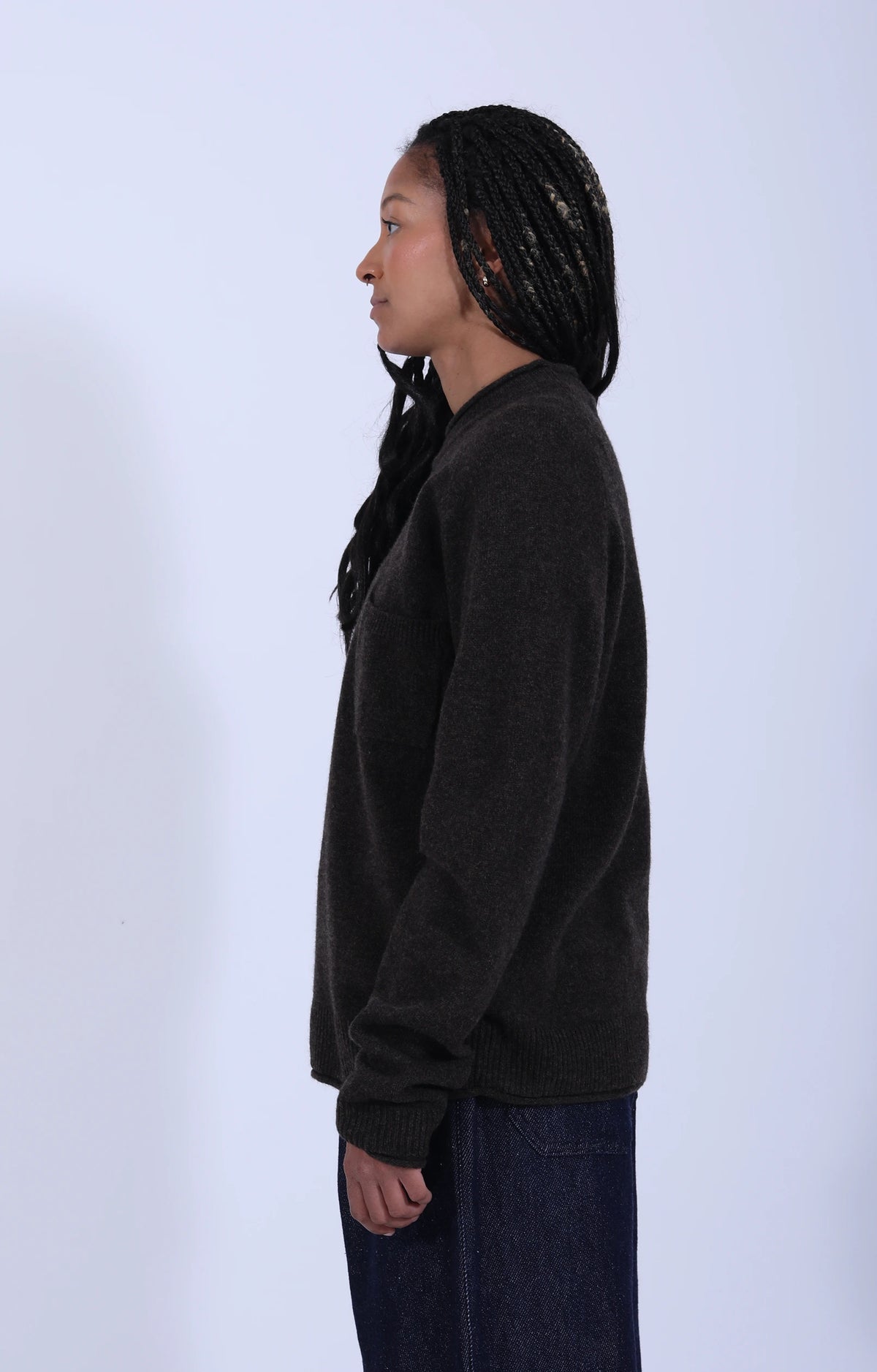 Fie Pocket Sweater Cocoa