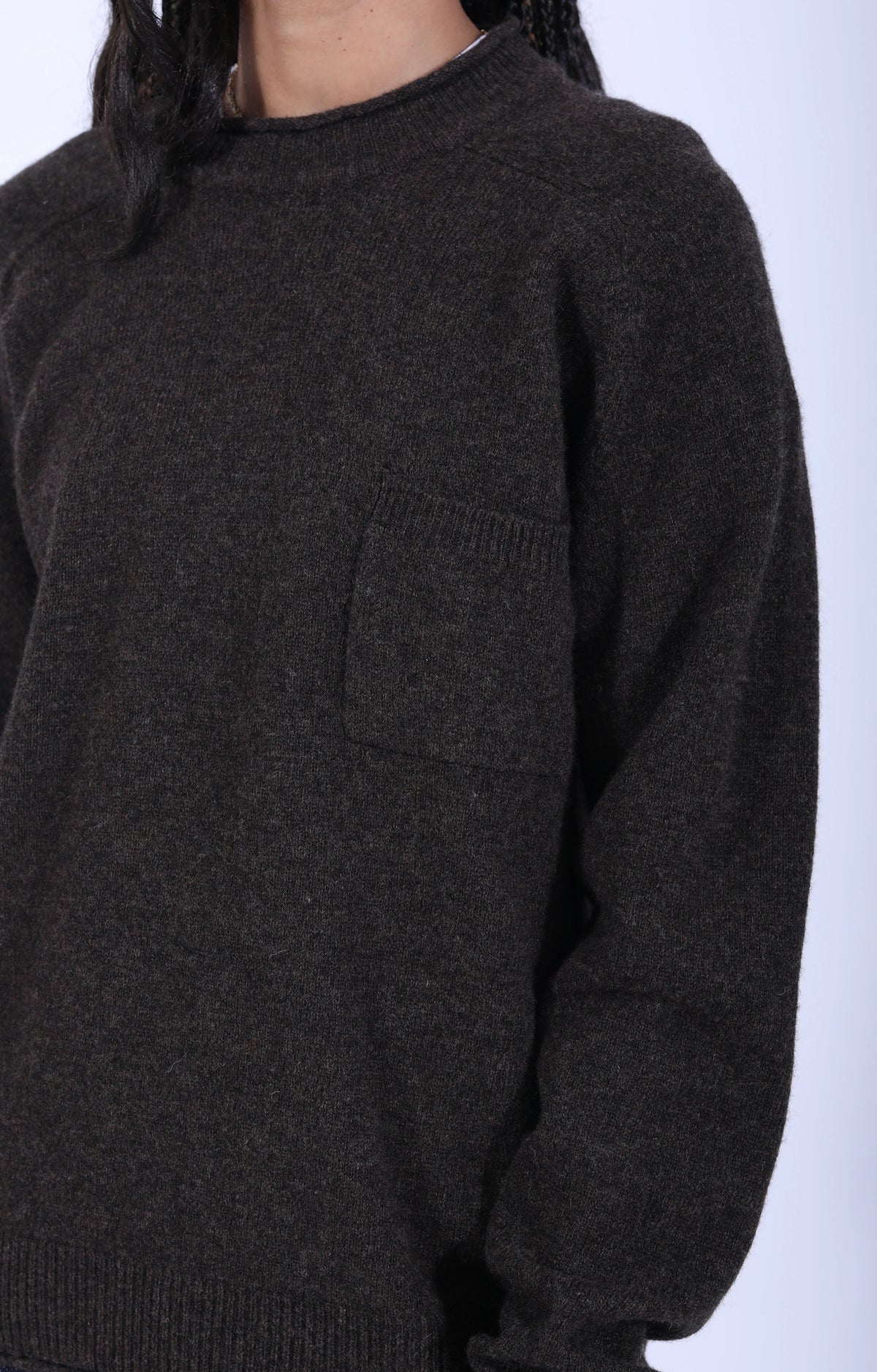 Fie Pocket Sweater Cocoa