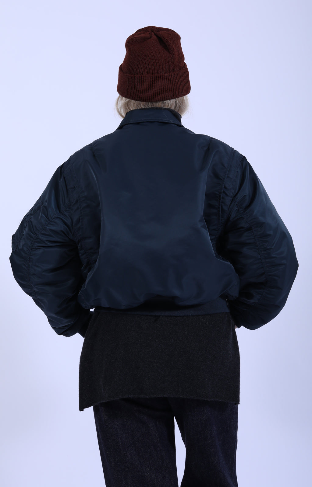 CWU 90's Fit Bomber Jacket Navy