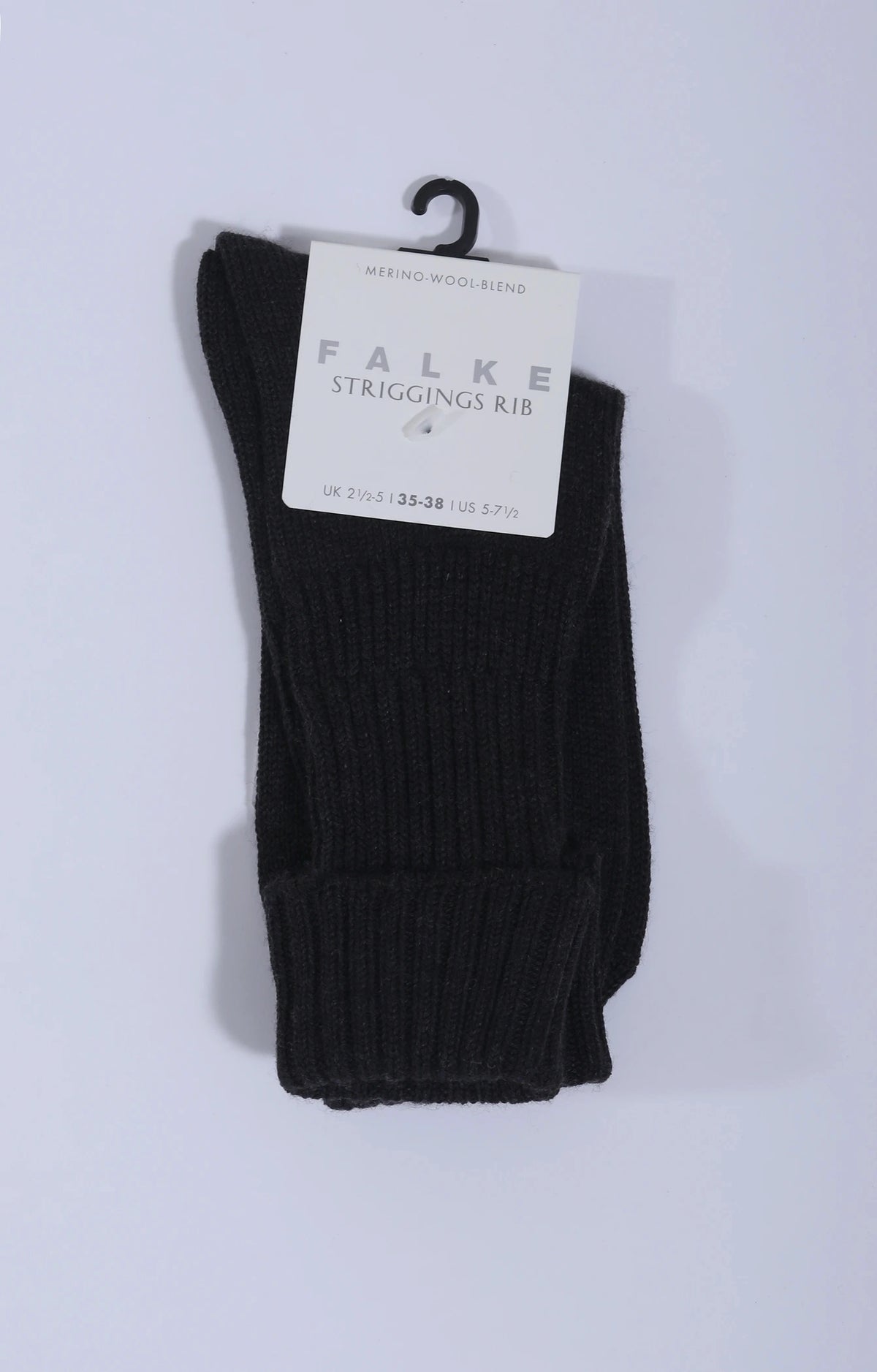 Striggings Rib Sock Anthra Mel