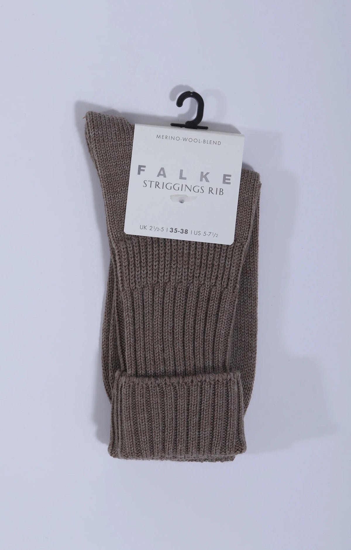 Striggings Rib Sock Nutmeg Mel