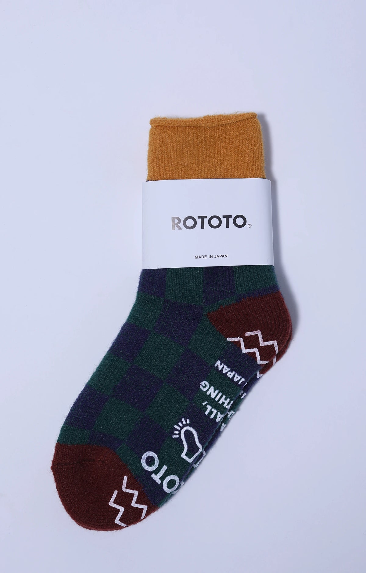 Pile Room Socks Yellow/Maroon