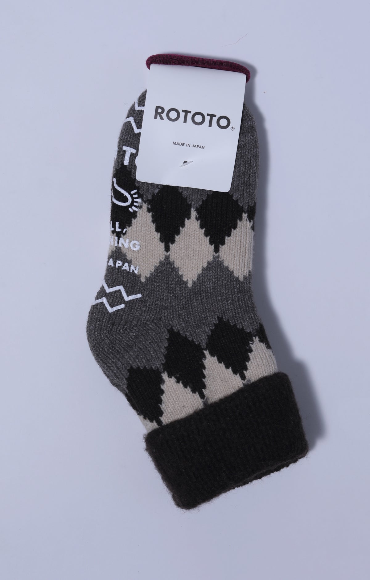 Comfy Room Socks Diamond Brwn/D.Grey