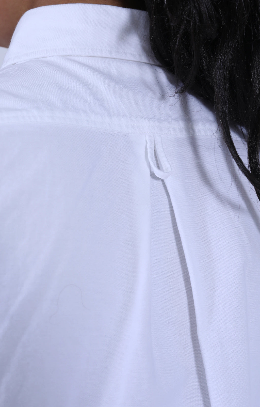 Oxford Round Collar Shirt White