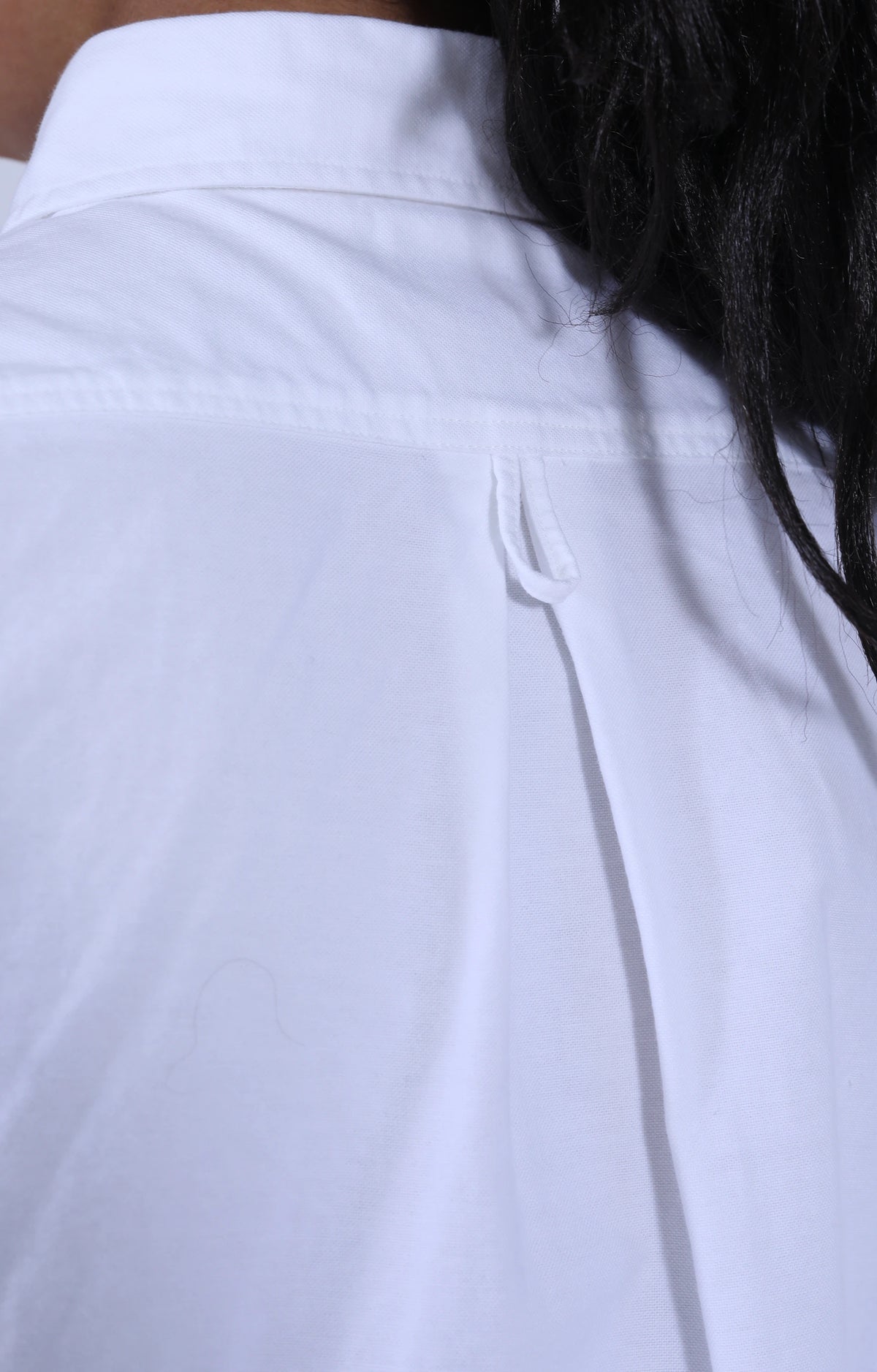 Oxford Round Collar Shirt White