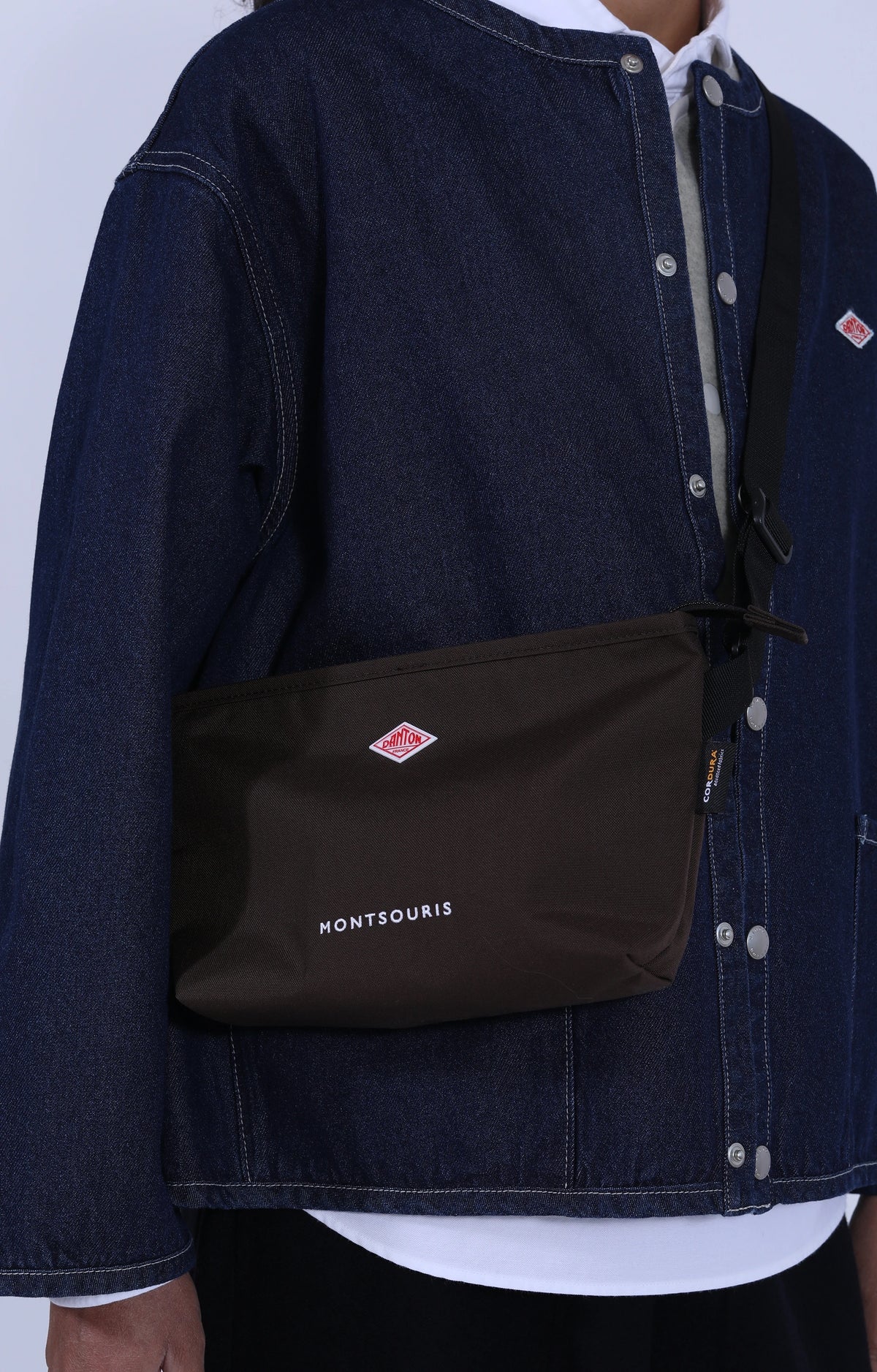 Montsouris Canvas Bag Brown/White