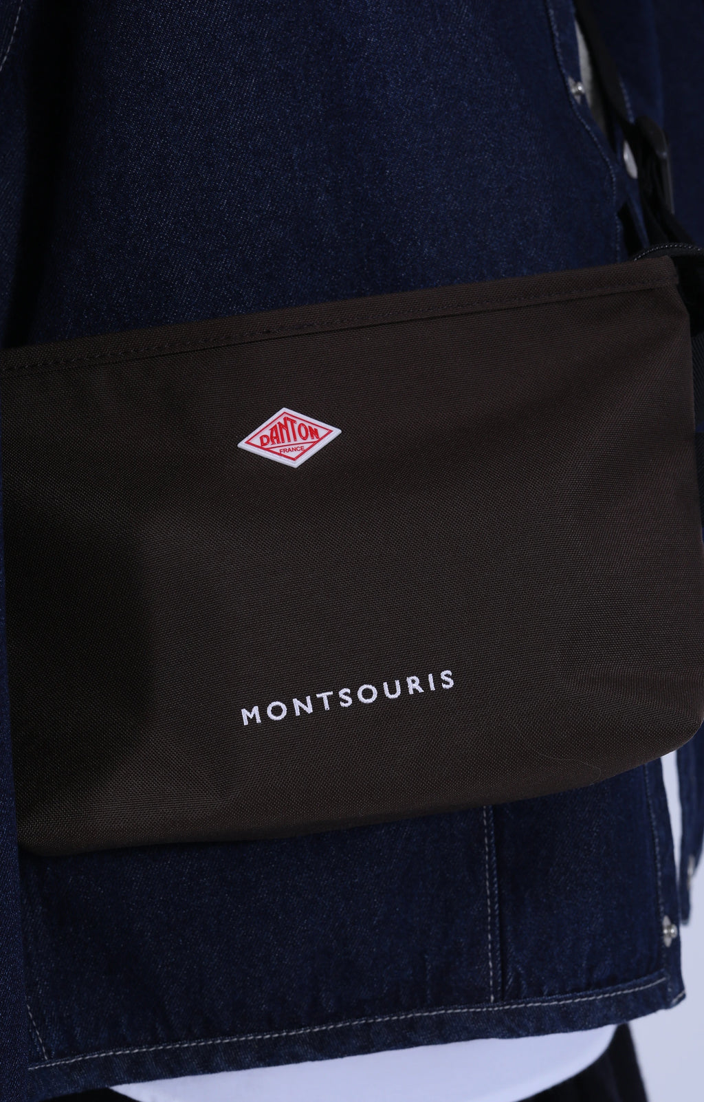 Montsouris Canvas Bag Brown/White