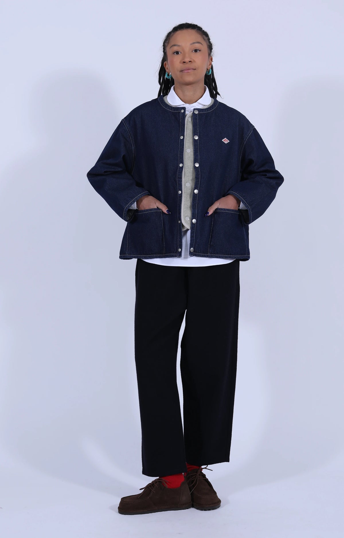 Easy Pants Wool Navy