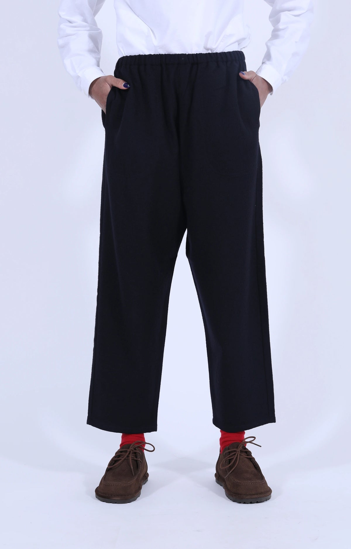 Easy Pants Wool Navy