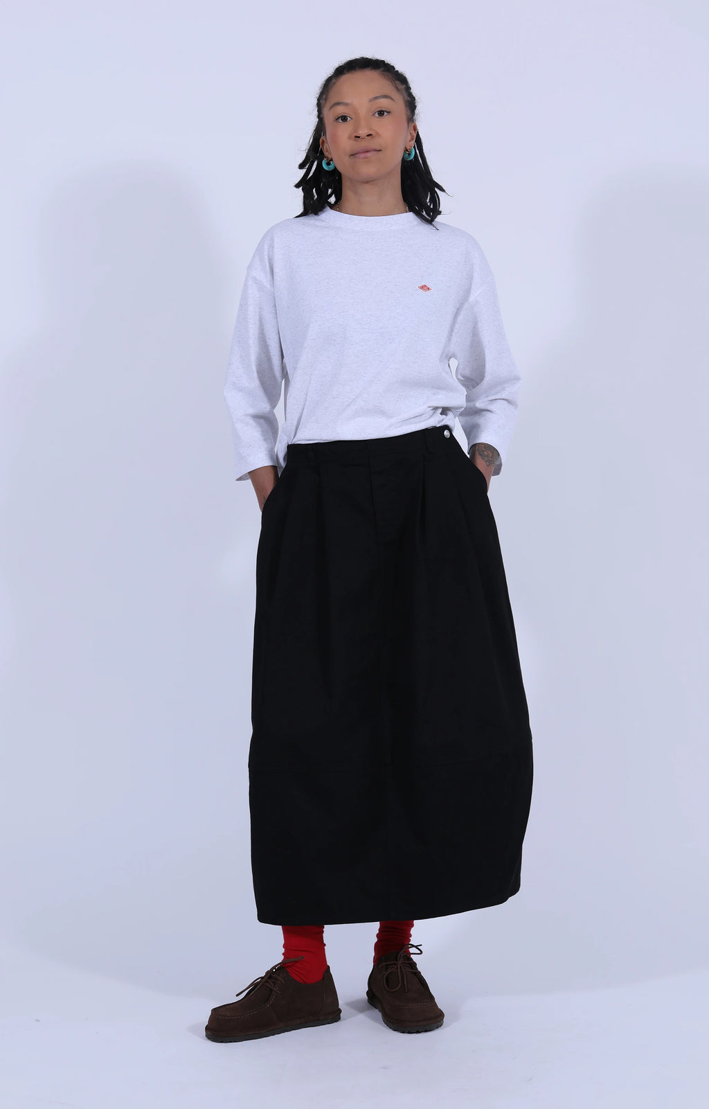 Cocoon Skirt Black