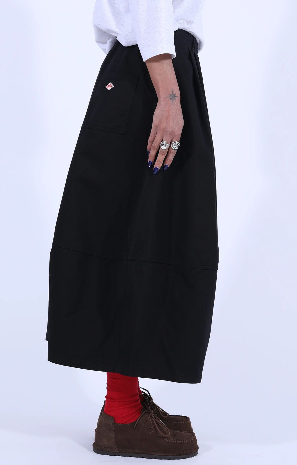 Cocoon Skirt Black