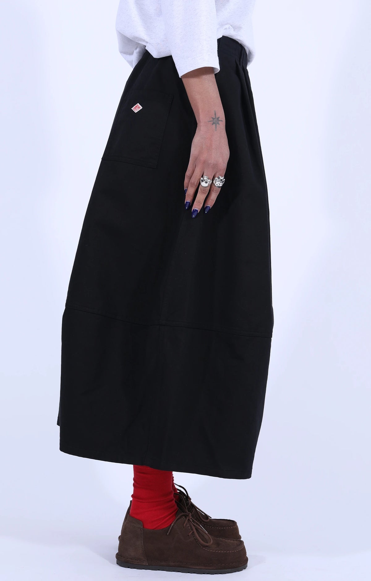 Cocoon Skirt Black