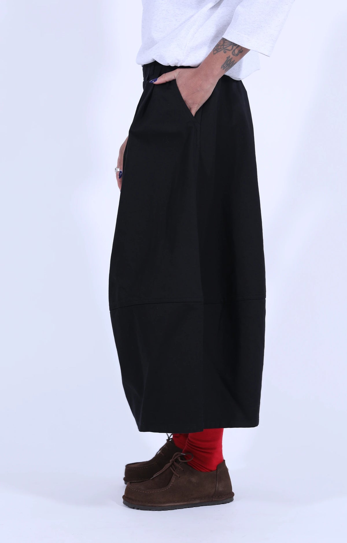 Cocoon Skirt Black