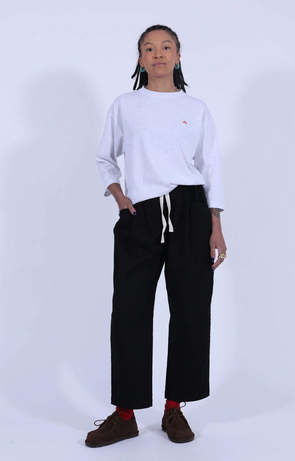 Tuck Pant Chino Black
