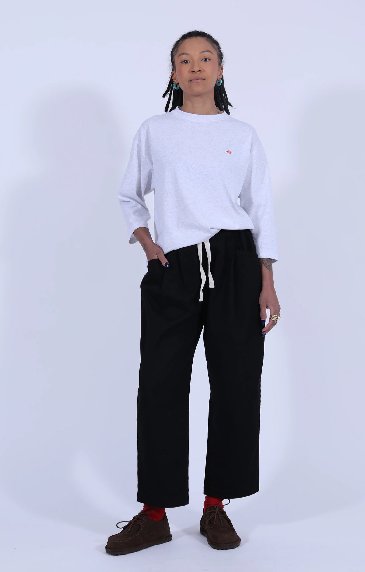 Tuck Pant Chino Black