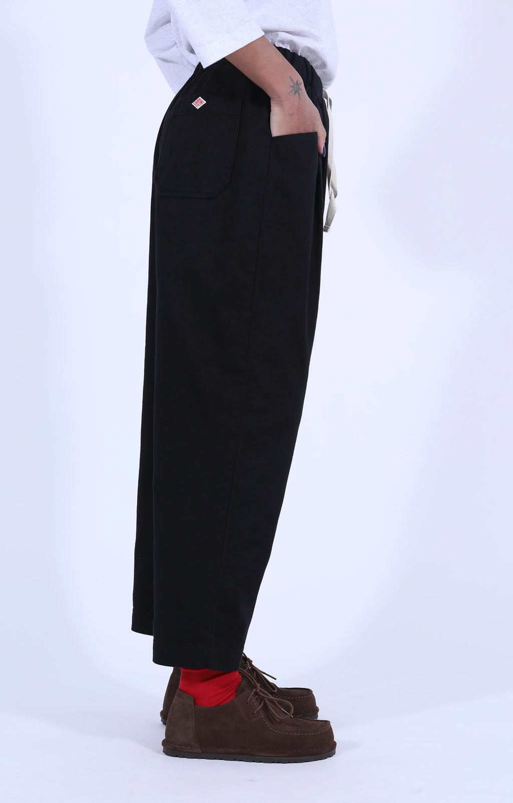Tuck Pant Chino Black