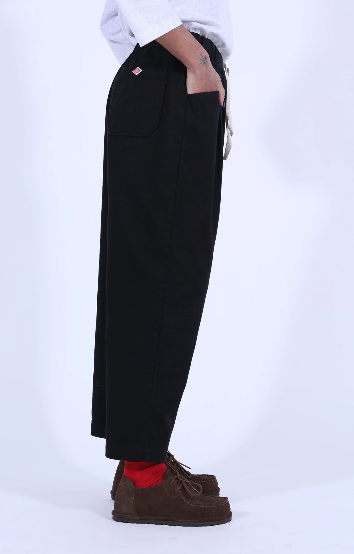 Tuck Pant Chino Black