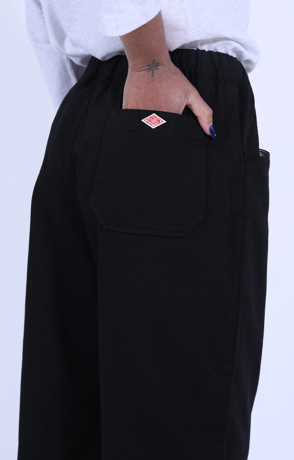 Tuck Pant Chino Black