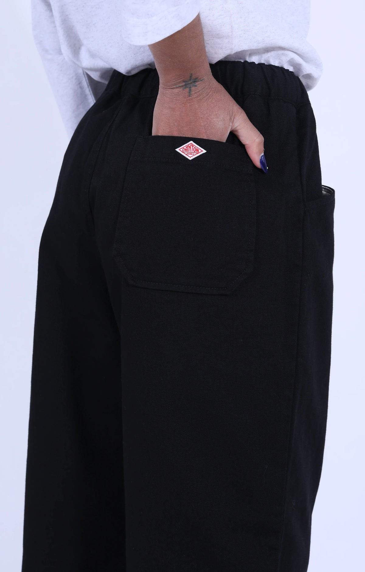 Tuck Pant Chino Black
