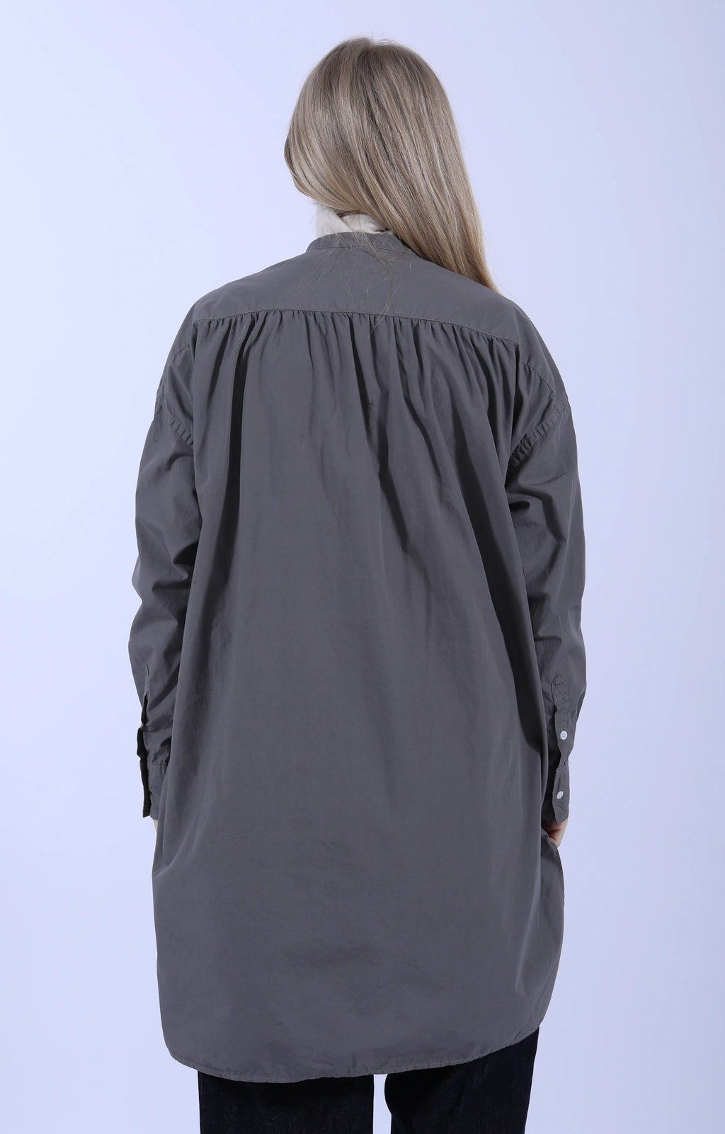Tuxedo Long Shirt Grayish Sage