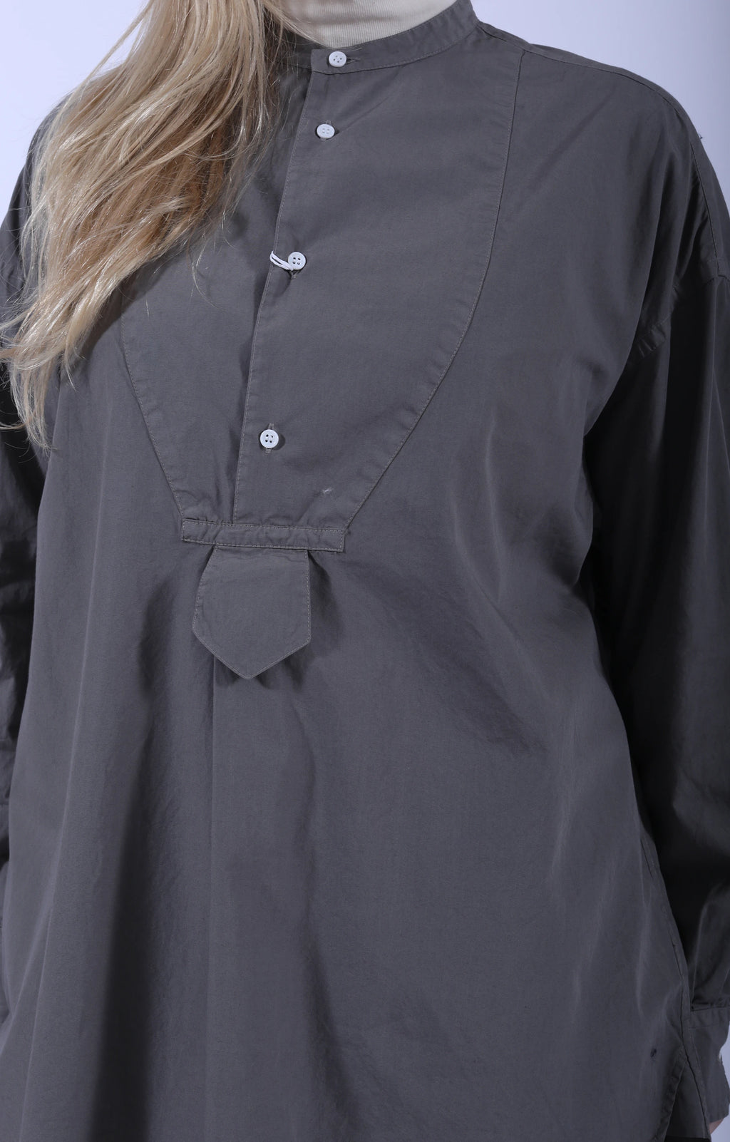 Tuxedo Long Shirt Grayish Sage
