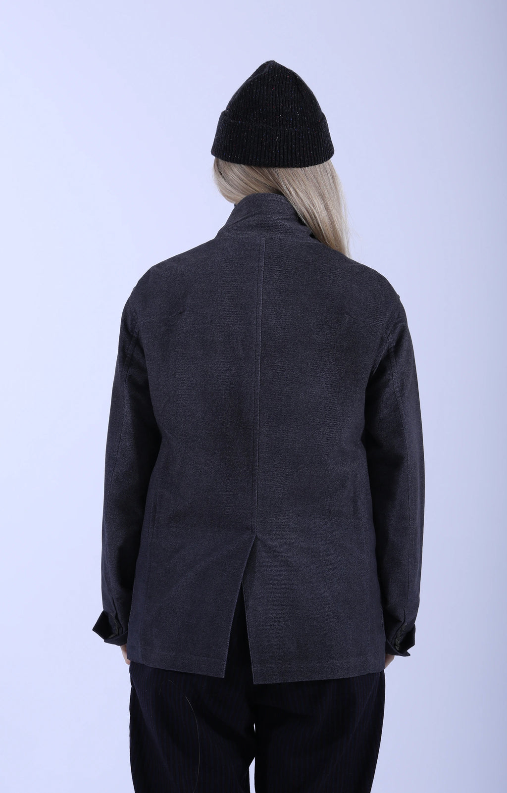 4+1 Patch Pocket Print Jacket Navy