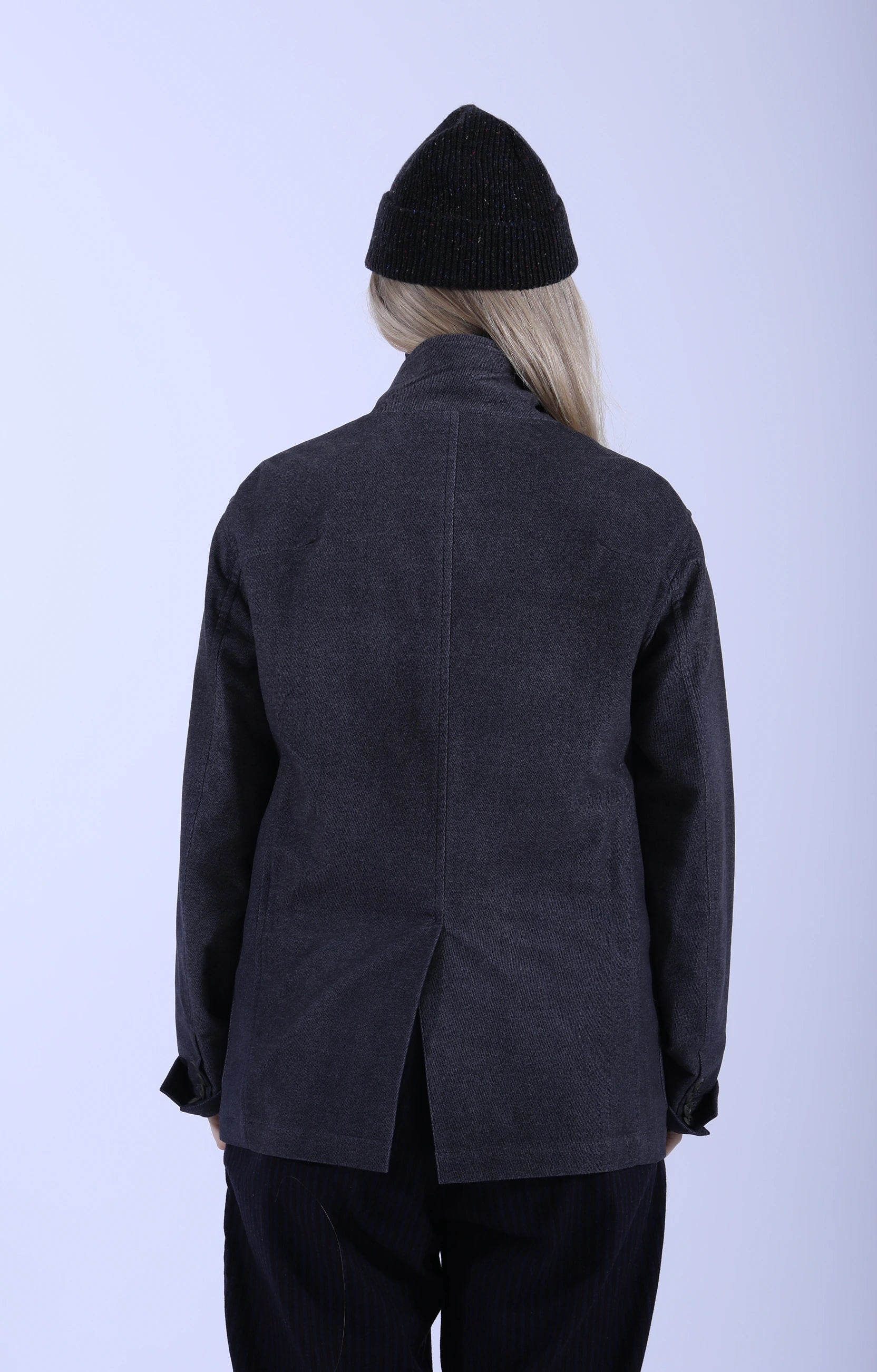 4+1 Patch Pocket Print Jacket Navy