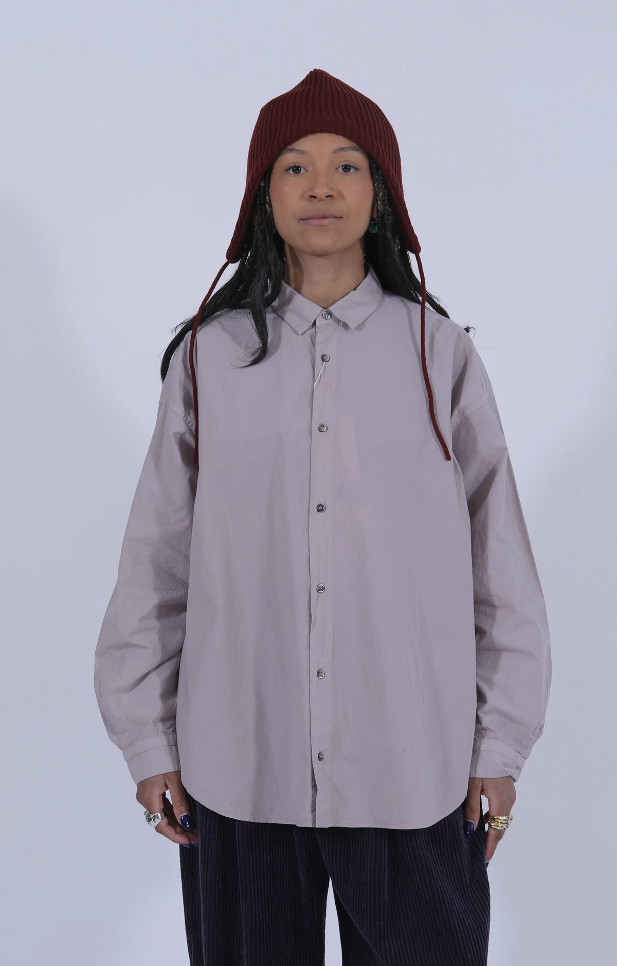 Garment-Dyed Shirt Lilac